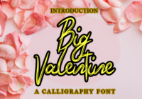 Big Valentine Font - Featured Image