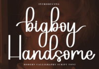 Bigboy Handsome Font - Featured Image