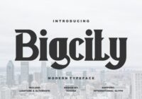 Bigcity Font - Featured Image