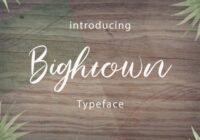 Bightown Font - Featured Image