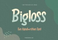 Bigloss Font - Featured Image