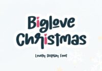 Biglove Christmas Font - Featured Image