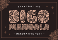 Bigo Mandala Font - Featured Image