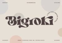 Bigroki Font - Featured Image