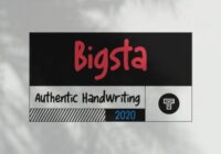 Bigsta Font - Featured Image