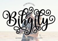 Bihgily Font - Featured Image