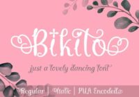 Bikito Font - Featured Image