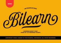 Bilearn Font - Featured Image