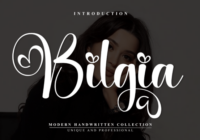 Bilgia Font - Featured Image
