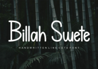 Billahswete Font - Featured Image