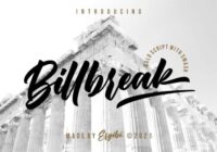 Billbreak Font - Featured Image