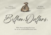 Billion Dollars Font - Featured Image