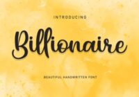 Billionaire Font - Featured Image