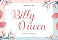 Billy Queen Font - Featured Image