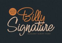 Billy Signature Font - Featured Image