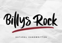 Billys Rock Font - Featured Image