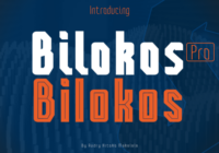 Bilokos Pro Condensed Font - Featured Image