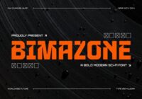 Bimazone Font - Featured Image
