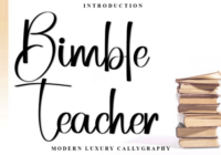 Bimble Teacher Font - Featured Image