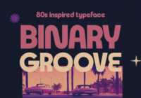 Binary Groove Font - Featured Image
