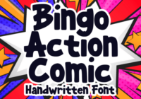 Bingo Action Comic Font - Featured Image