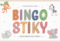Bingo Stiky Font - Featured Image