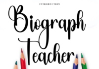 Biograph Teacher Font - Featured Image