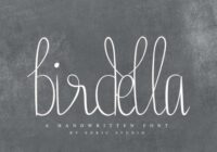 Birdella Font - Featured Image
