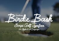 Birdie Bash Font - Featured Image