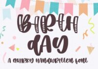 Birth Day Font - Featured Image
