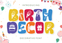 Birth Decor Font - Featured Image
