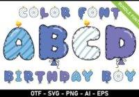 Birthday Boy Font - Featured Image