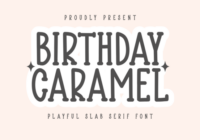 Birthday Caramel Font - Featured Image
