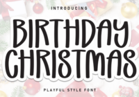 Birthday Christmas Font - Featured Image