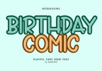 Birthday Comic Font - Featured Image
