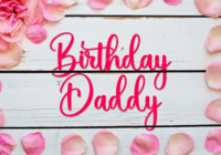 Birthday Daddy Font - Featured Image