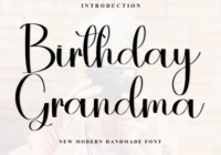 Birthday Grandma Font - Featured Image