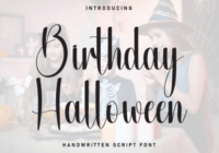 Birthday Halloween Font - Featured Image