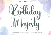 Birthday Majesty Font - Featured Image
