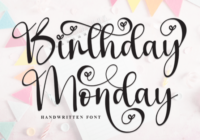 Birthday Monday Font - Featured Image