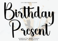 Birthday Present Font - Featured Image