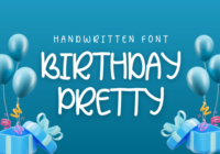 Birthday Pretty Font - Featured Image