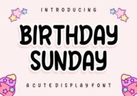 Birthday Sunday Font - Featured Image