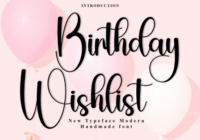 Birthday Wishlist Font - Featured Image