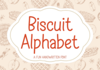 Biscuit Alphabet Font - Featured Image