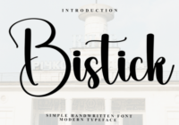 Bistick Font - Featured Image