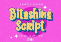 Bitashine Script Font - Featured Image