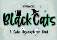 BlackCats Font - Featured Image