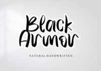 Black Armor Font - Featured Image