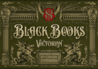 Black Books Victorian Font - Featured Image